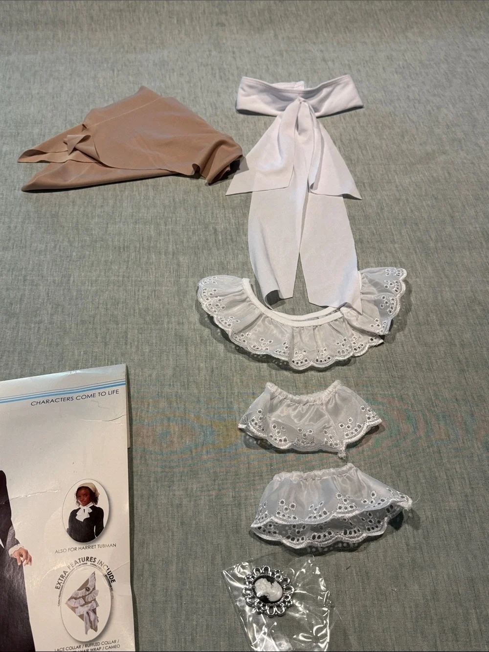 California Costumes Black Historical Dress with White Lace Collar
